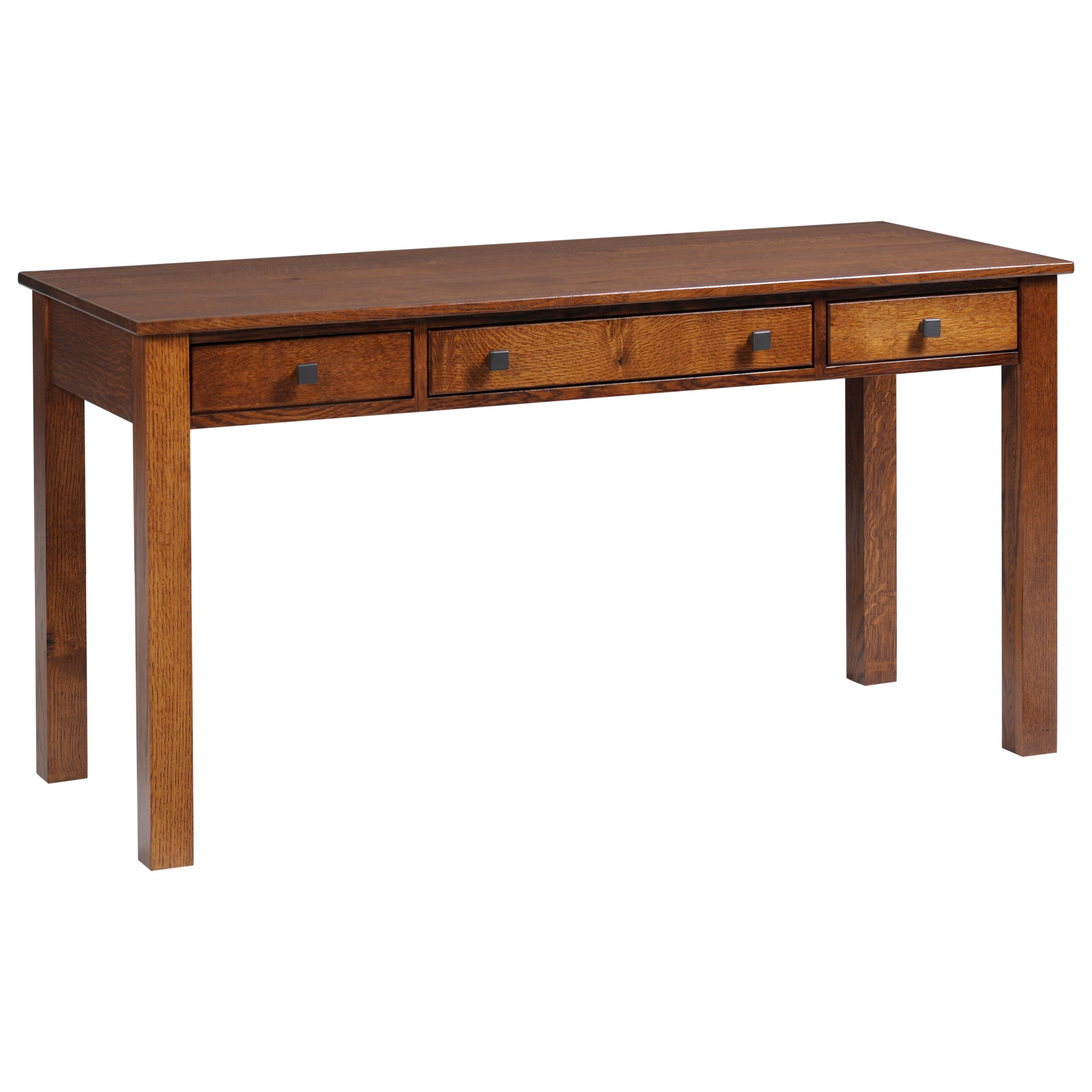 Y & T Woodcraft Mission Modular 948 60" Desk with Pullout Laptop Drawer